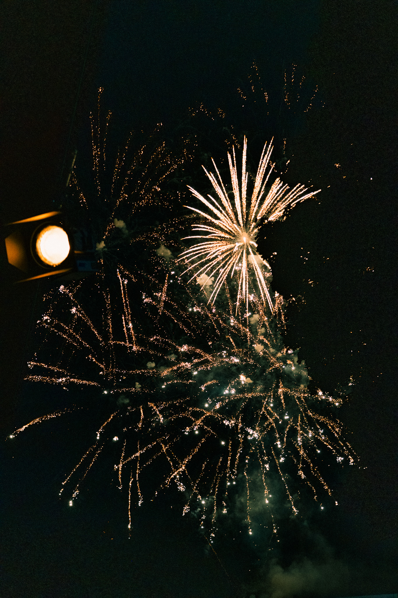Feuerwerk am Rosenfest Weggis